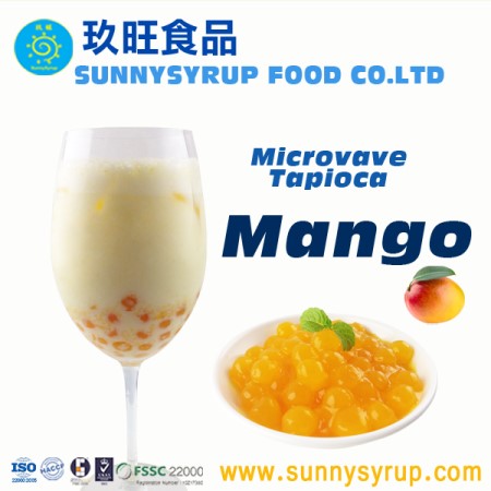 Frosset mikrobølge mango smag Tapioca perle - MTP02