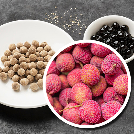 Fryst mikrobølgeovn Lychee smak Tapioca Pearl - MTP08