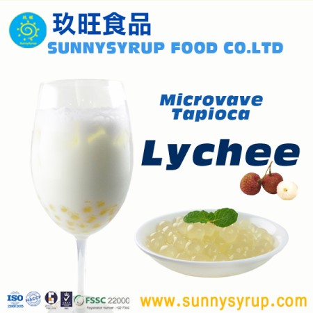 Frozen Microwave Lychee Flavor Tapioca Pearl - MTP08